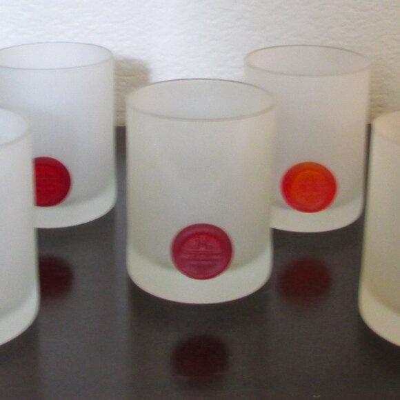 Set of 5 Glass Candle Holders - Picture 3 of 4